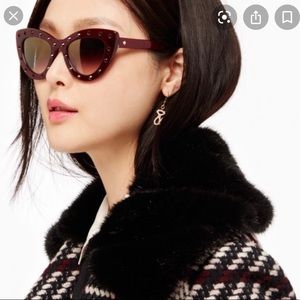 Kate Spade ♠️ Luann studded cat-eye sunglasses